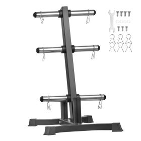 Weight Plate Rack, L Frame Weight Plate Tree for 2-Inch Weight Plates, Standard Weight Plate Tree, 1000 lbs Load Capacity Weight Storage Holder