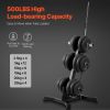 Weight Plate Rack, L Frame Weight Plate Tree for 2-Inch Weight Plates, Standard Weight Plate Tree, 1000 lbs Load Capacity Weight Storage Holder