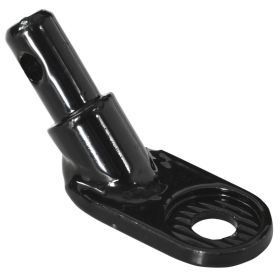 BikeTrailer Hitch, Steel Type 'B' Bicycle Trailer, Powder Coating, Durable and Sturdy, Cargo Hitch Coupler, for Cargo, Child and Pet Trailers, Bl (Option: Black-102x76x25 mm)